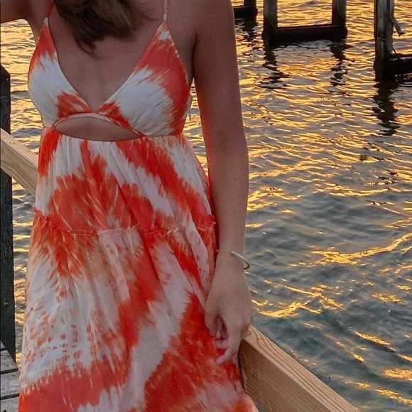 Rococo Sand Ilios tie dye maxi Dress size XS - Picture 3 of 4